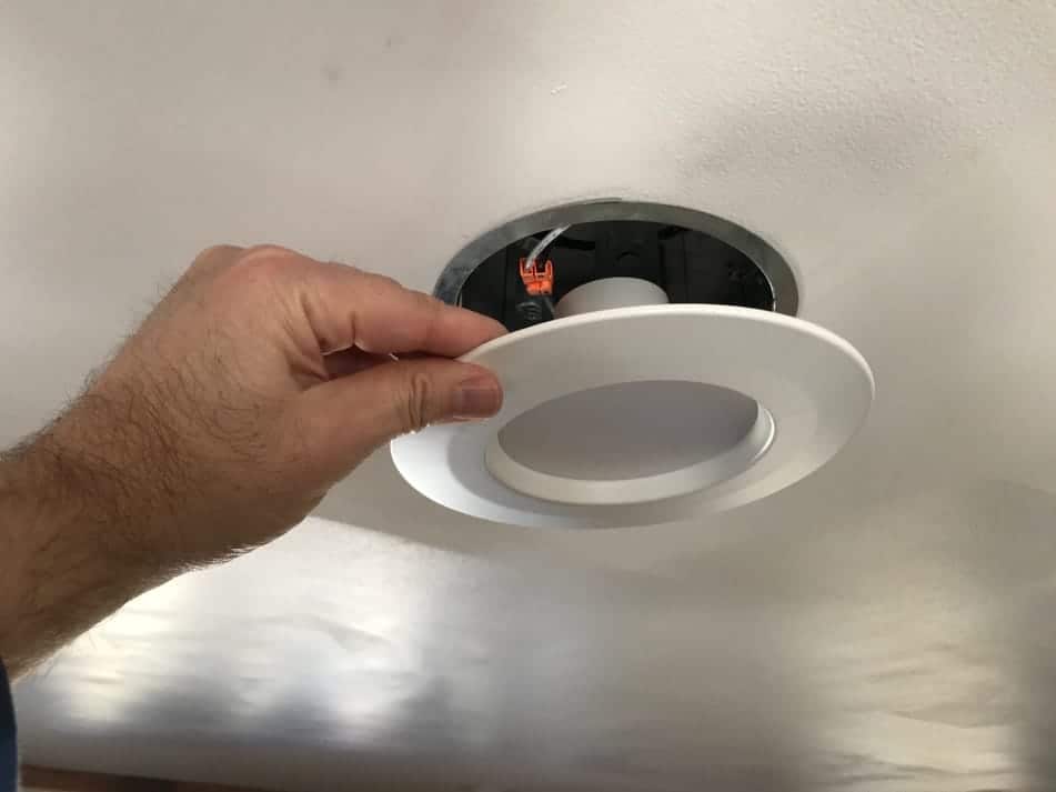 installing recessed light in kitchen
